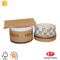 Round kraft paper belt storage cardboard box