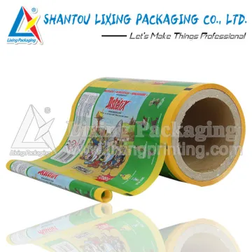 Plastic toy package roll film