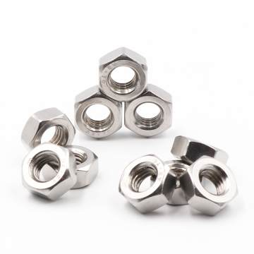 304 en acier inoxydable Din934 Néxes hexagonales à main gauche Taille métrique M5-M20