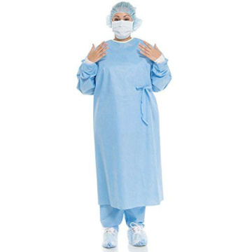 PE flim disposable protect isolation gown