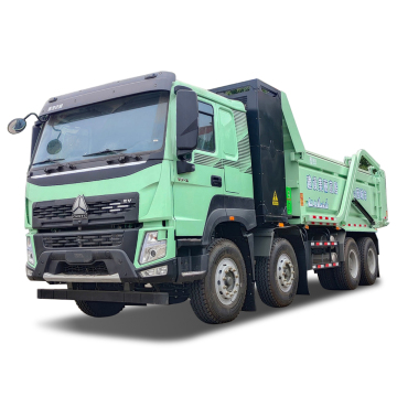 Traktor Trak Dump Electric Howo Pure dengan kapasiti bateri 282/423kWh