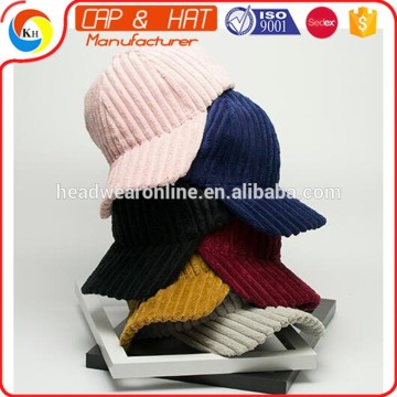 Good Quality Blank Corduroy Material Dad Caps Fashion