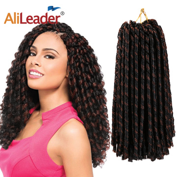 Cabelo de crochê Spring Twist Faux Locs para trança