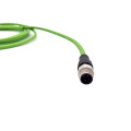 4 Pin D-Code M12-Stecker Männliches Profinet-Kabel