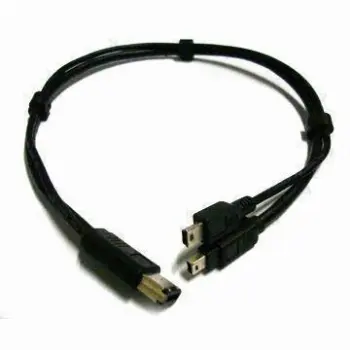 IEEE1394 6p to 4p with USB Mini 5p Cable for AV, Audio and Other High-speed Transfer Device