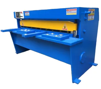 Automatic Guillotine Cutter with MD11 Controller for Steel Plate Cutting