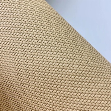 Weave Pattern PU Synthetic Woven Leather for Notebookcover