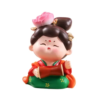 Tang Dynasty Chubby Beauty Figurines