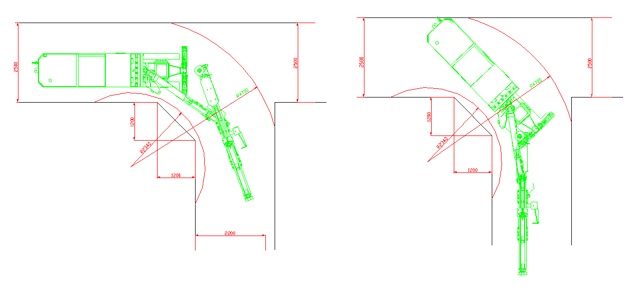 Mining crawler diesel-electric tunneling drilling vehicle