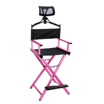 Pink Salon Chair Adjustable Makeup Chair For Headrest