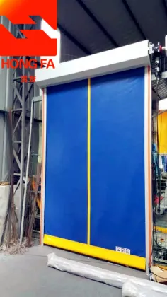Automatic reset fast track door