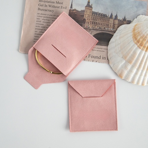 Plug-in Micro Jewelry Pouch with Envelope Flip-Top