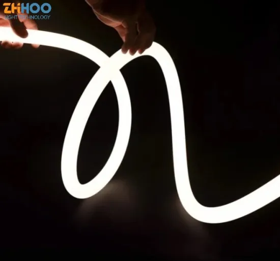 3000K-6000K Flexible Neon Round LED Strip Light: 22mm, 25mm, 360 Degree Viewing, DC5V-24V