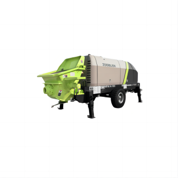 Concrete Trailer Pump HBT60.16.110SU: Efficient Work with Truck