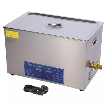 22L Stainless Steel Ultrasonic Cleaner for Jewellery, Dentures, and Glasses