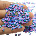 Mode belle Simulation fleur fantaisie couleur jolie Mini Nail Art autocollant argile perle Slime fournitures bricolage