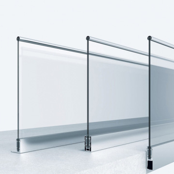 U-groove aluminum glass railing handrail accessories with CE