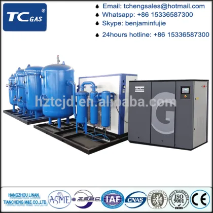 93% high purity Air Separation Plant for industrial cutting