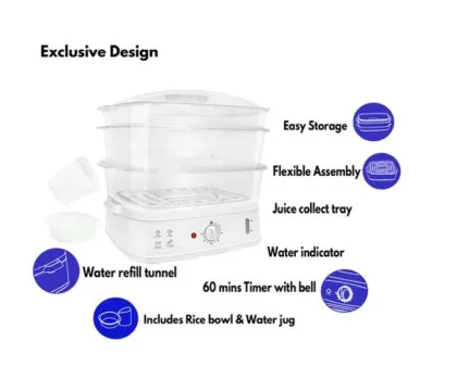 Smart Digital Timer Industrial Food Steamer Control Machine