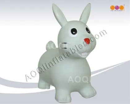 Inflatable Jumping White Rabbit