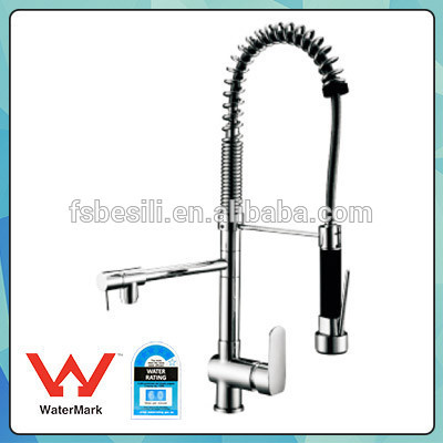 pull out 3 way kitchen faucet/ sink mixer with Watermark 7018