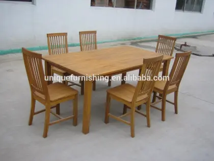 Antique Solid wood dining table set for dining room furniture