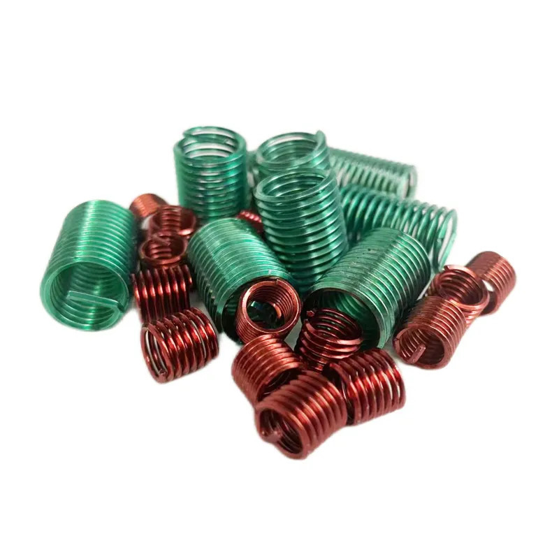 304 Stainless Steel Wire Thread Repair Insert Dyeing Coating Screw Sleeve Fastener