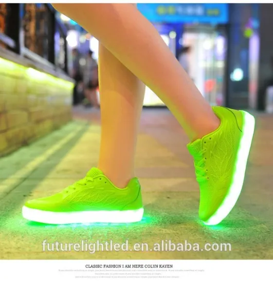 Rechargeable led light shoes lighting up shoes for women