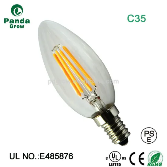 led lamp led filament light E12 AC110V C35 dimmable led Candle lamp