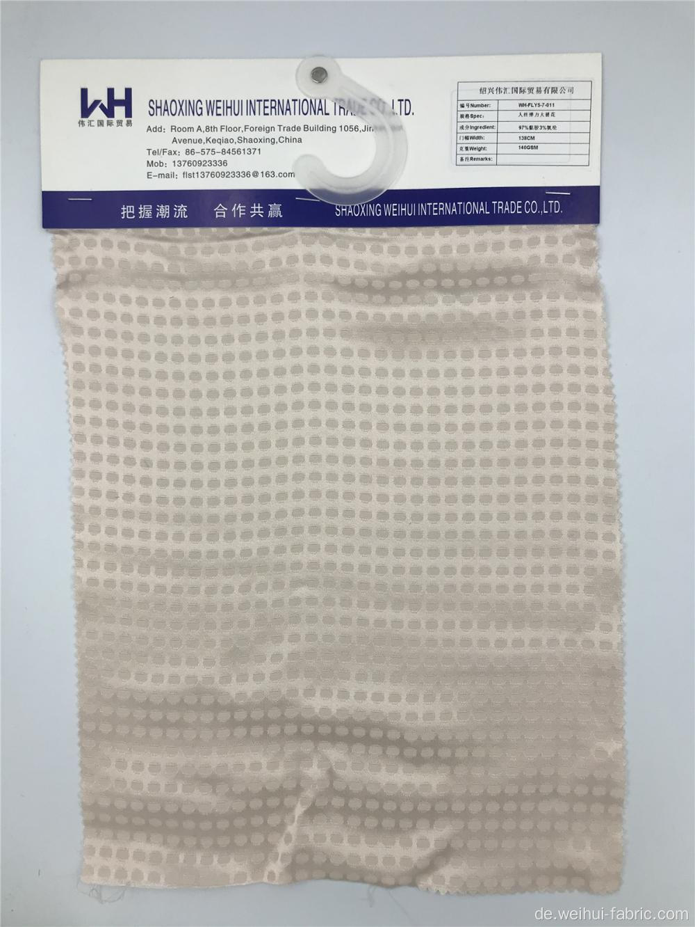 Gewebe 140GSM Rayon und Viskose Jacquard Stoffe