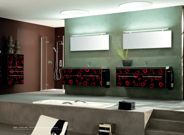 Modern Plastic Home Waterproof Bathroom Vanity