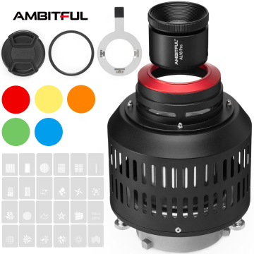 AMBITFUL AL-18 PRO: Focalize Conical Snoots for Creative Photography Lighting
