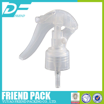24/410 plastic mini trigger sprayer for bottle, high quality transparent 24/410 mini trigger