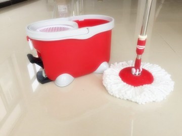 Three colors four devices microfiber super mop 360