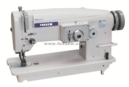 Flat Bed Unison Feed Zigzag Sewing Machine with Large Hook