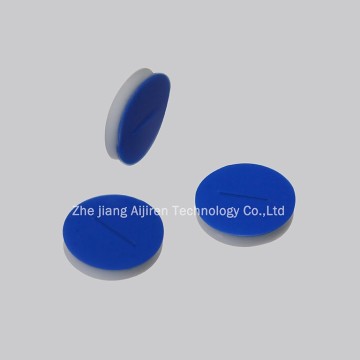 8mm septa blue PTFE white silicone septa PTFE Silicone septa