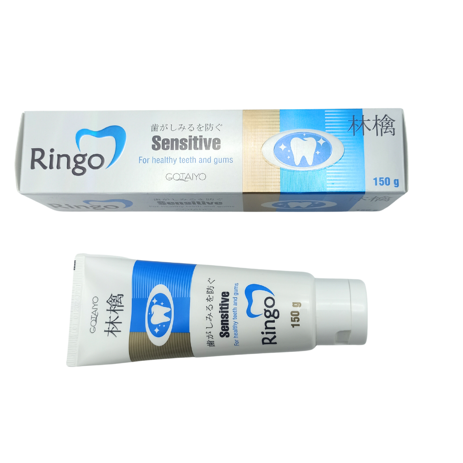 Pasta de dientes sensible al cuidado de ringo para cuidados para calmar dental