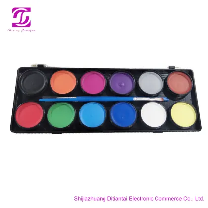 Edible pigments face paint camouflage face paint