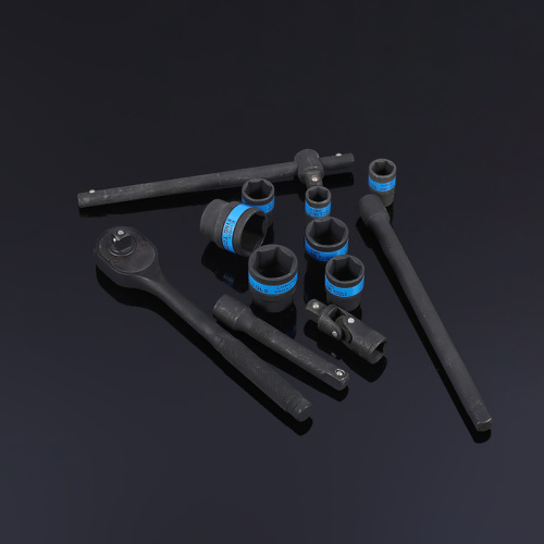 Color negro 24 piezas Conjunto de llave de enchufe de servicio pesado