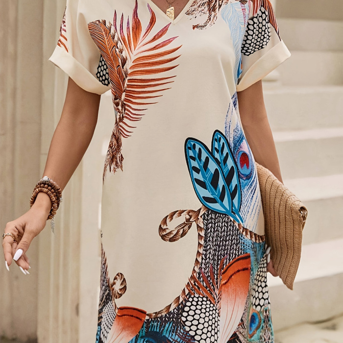 Vestidos chiques e fluidos projetados para confiança casual