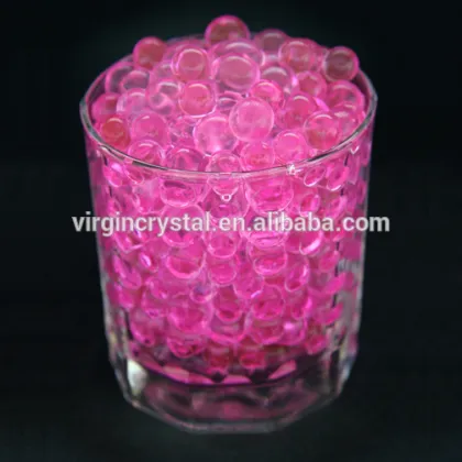 Beautiful & Decorative pink crystal mud soil,water pearl
