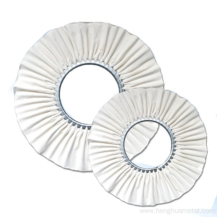 LONG LIFE WHITE CLOTH BUFFING WHEEL FOR METAL