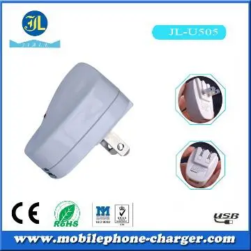 Folding mobile phone charger