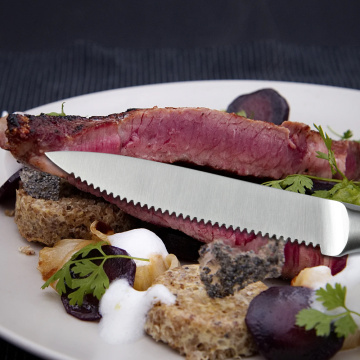 Ensemble de couteaux à steak à manche en bois