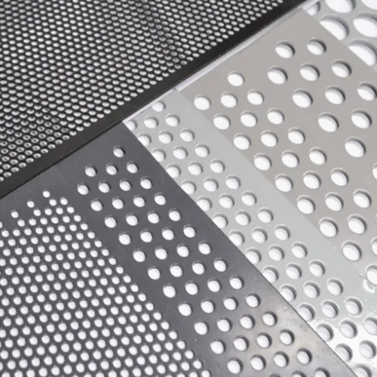 Stainless steel round perforated mesh for filter