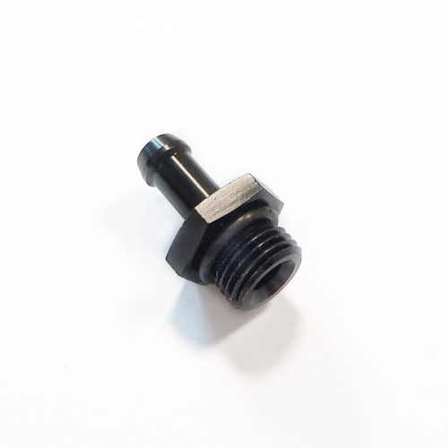 Car hose barb connector for fuel pressure regulator