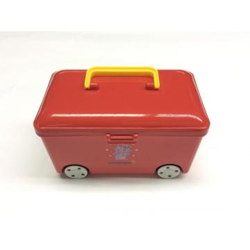 Plastic bus-shape storage box