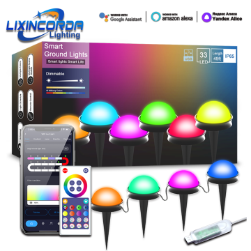 Smart Waterproof RGB Bluetooth TUYA App Control Outdoor Wedding Decoration Lights