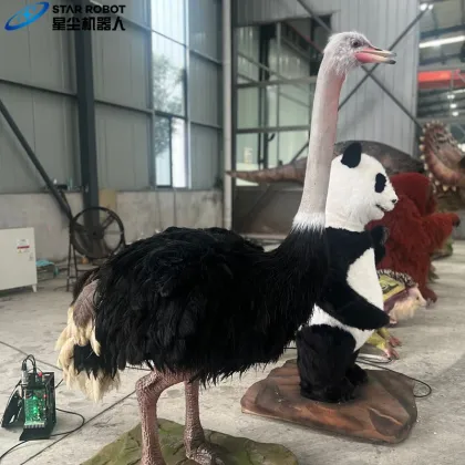 Animatronic Ostrich Life Size Animal Model