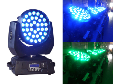 36*12W RGBW 4 in 1 LED Moving Head Wash Zoom for Stage Lighting